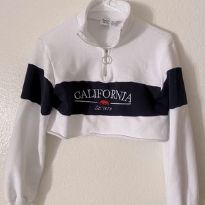 Princess Polly half zip California sweater